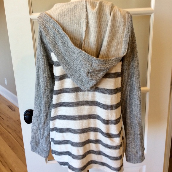 Hoodie Boutique Striped Long Sleeve Top M Womens - Picture 4 of 4